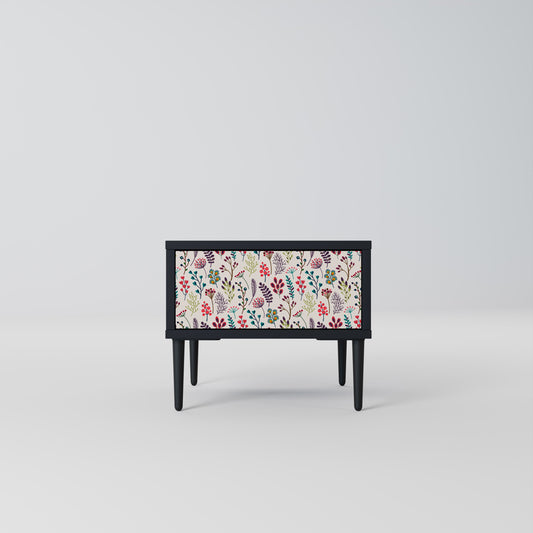 AUTUMN SUNDRIES Nightstand in Black Finish