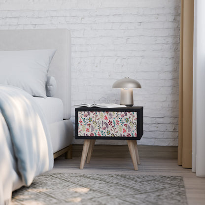 AUTUMN SUNDRIES Nightstand in Black Finish