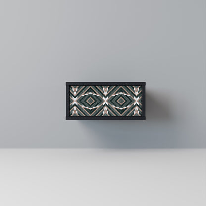 DIMENSION DELIGHTS Nightstand in Black Finish