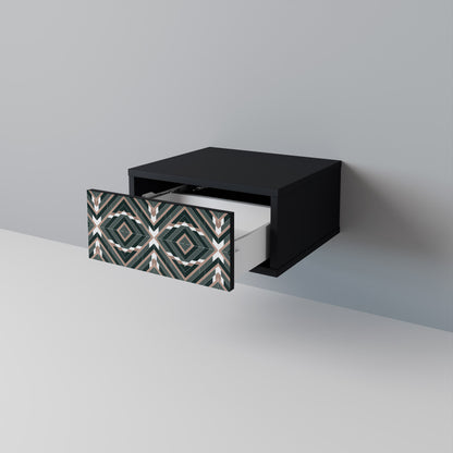 DIMENSION DELIGHTS Nightstand in Black Finish
