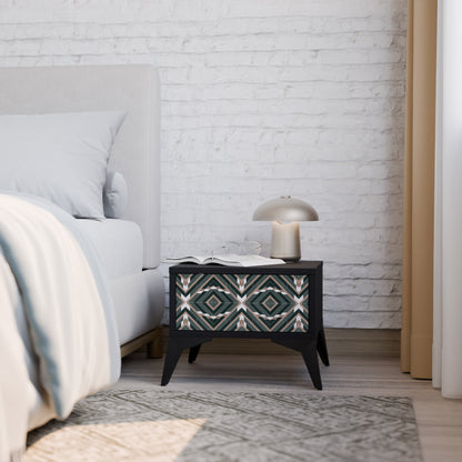 DIMENSION DELIGHTS Nightstand in Black Finish