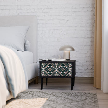 DIMENSION DELIGHTS Nightstand in Black Finish
