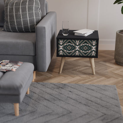 DIMENSION DELIGHTS Nightstand in Black Finish