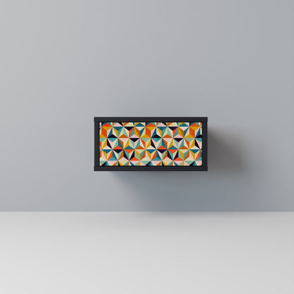 Comodino TESSELATE TREASURES in finitura nera