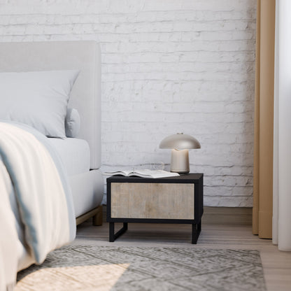 SCREEN ERROR Nightstand in Black Finish