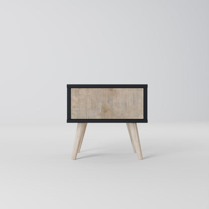 SCREEN ERROR Nightstand in Black Finish