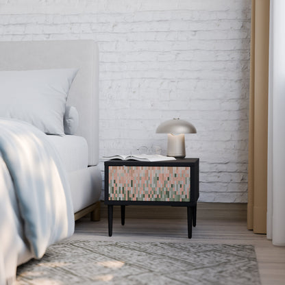 BUILDING THE FUTURE Nightstand in Black Finish