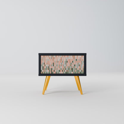 BUILDING THE FUTURE Nightstand in Black Finish