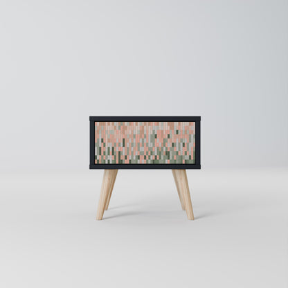 BUILDING THE FUTURE Nightstand in Black Finish