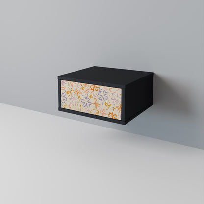 SPRING WHIMSY Nightstand in Black Finish