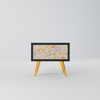 SPRING WHIMSY Nightstand in Black Finish