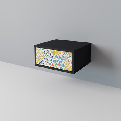 HELLO SPRING Nightstand in Black Finish