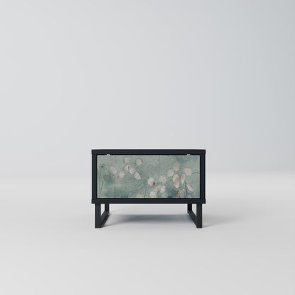 NIGHT LADY Nightstand in Black Finish