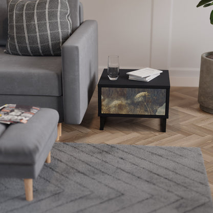 GENTLE POWER Nightstand in Black Finish
