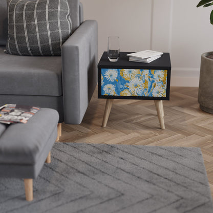 DAISY LUXE Nightstand in Black Finish