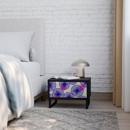 MAGIC NATURE Nightstand in Black Finish