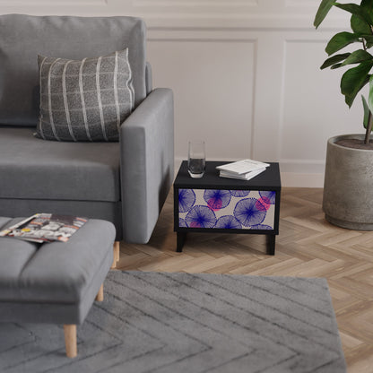 MAGIC NATURE Nightstand in Black Finish