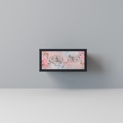 CHERRY BLOSSOM Nightstand in Black Finish