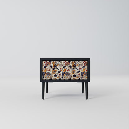 EMINENT HOOPOE Nightstand in Black Finish