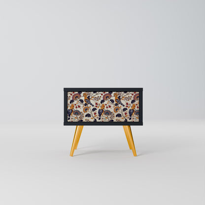 EMINENT HOOPOE Nightstand in Black Finish