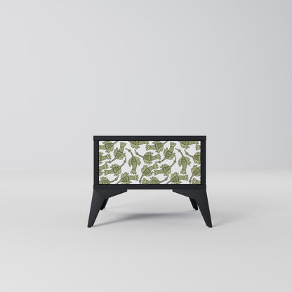 Comodino SEEDLING SONGBIRD con finitura nera