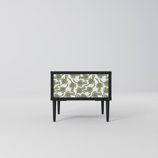 SEEDLING SONGBIRD Nightstand in Black Finish