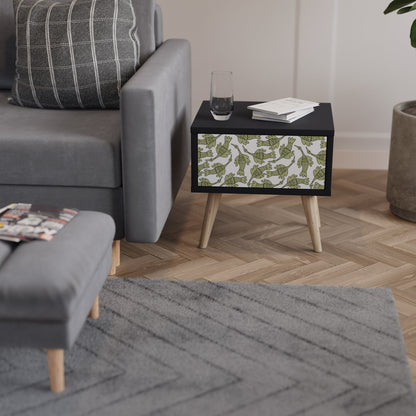 Comodino SEEDLING SONGBIRD con finitura nera
