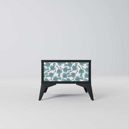 WATERSPOUT SONGIBIRD Nightstand in Black Finish