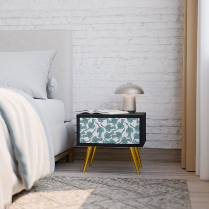 WATERSPOUT SONGIBIRD Nightstand in Black Finish