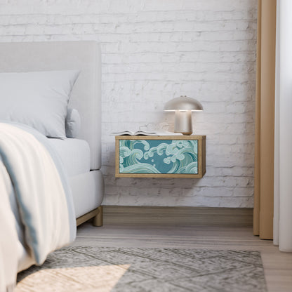 Comodino ASIAN SWAY in effetto rovere