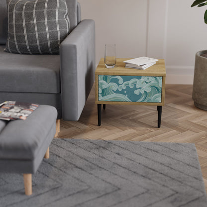 Comodino ASIAN SWAY in effetto rovere