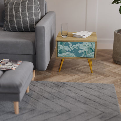 Comodino ASIAN SWAY in effetto rovere