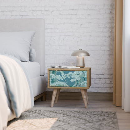 Comodino ASIAN SWAY in effetto rovere
