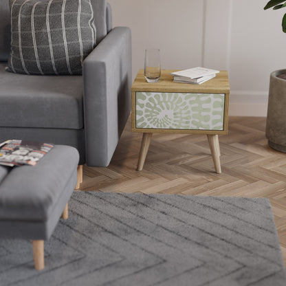 Comodino HELIX DANCE in effetto rovere