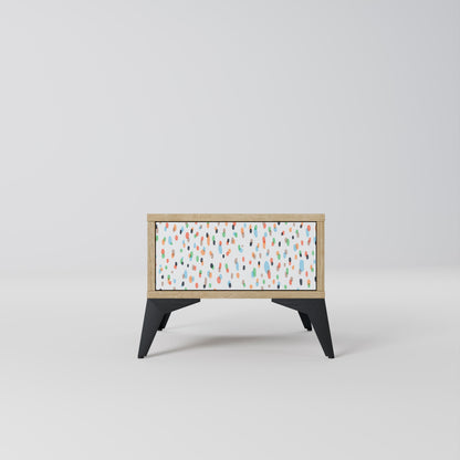 ENERGETIC SPOT Comodino in effetto rovere