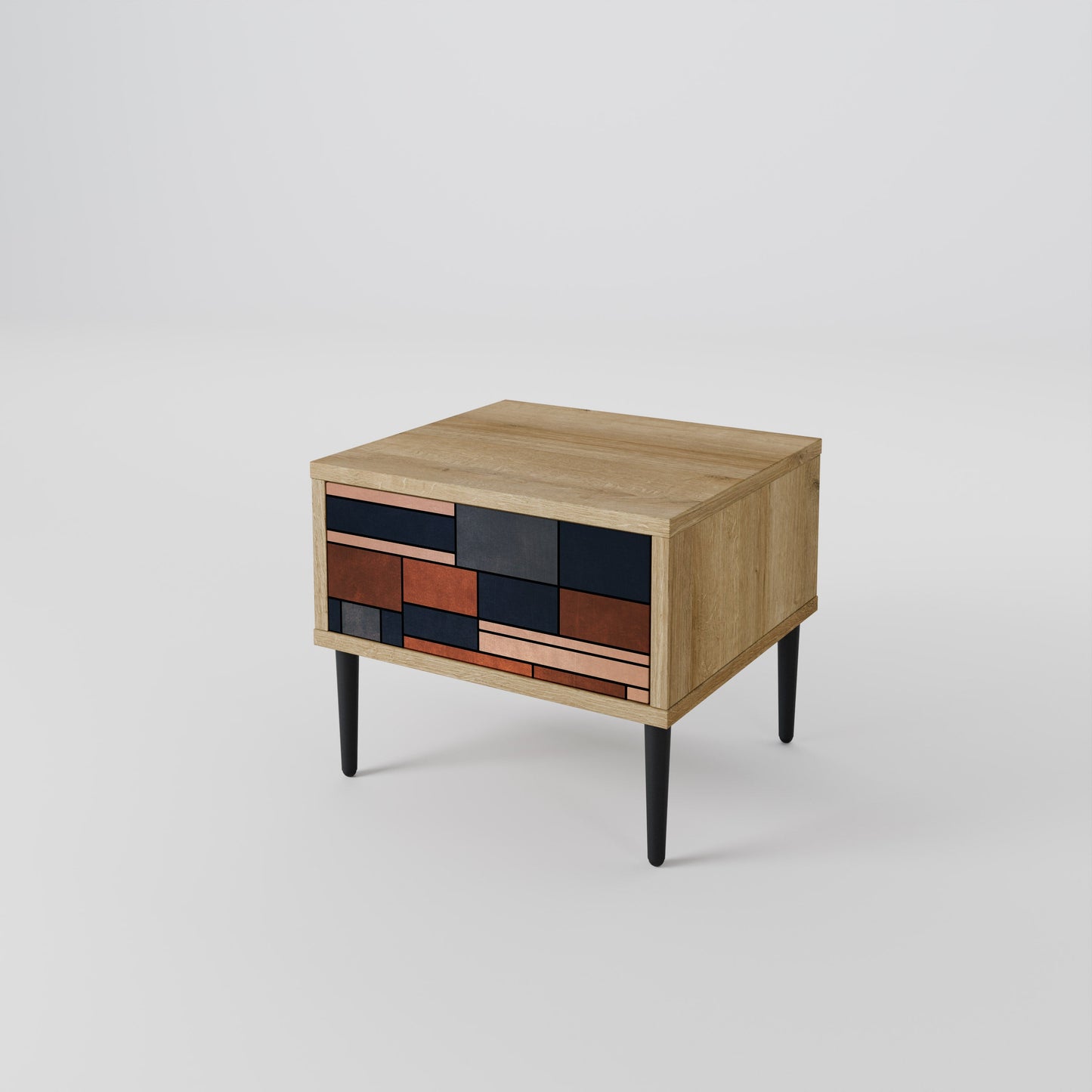 INTREPID FORMATION Nightstand in Oak Effect