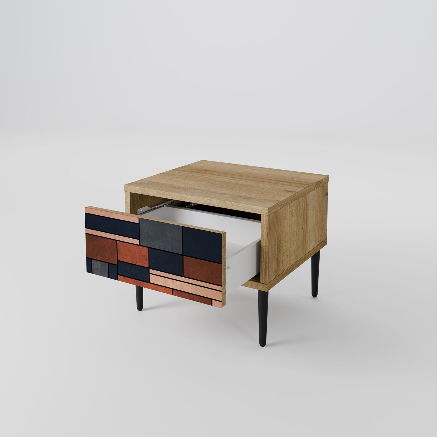 INTREPID FORMATION Nightstand in Oak Effect