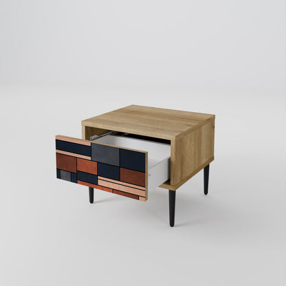 INTREPID FORMATION Nightstand in Oak Effect