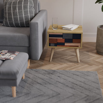 INTREPID FORMATION Nightstand in Oak Effect
