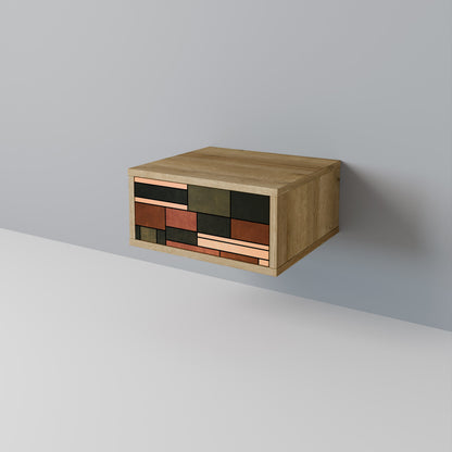 FIGURES OF NATURE Nightstand in Oak Effect