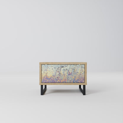 MOSAIC OF COLORS Nightstand in Oak Effect
