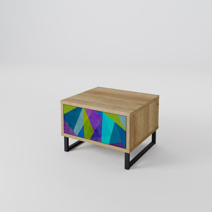 COLD SHOWCASE Comodino in effetto rovere