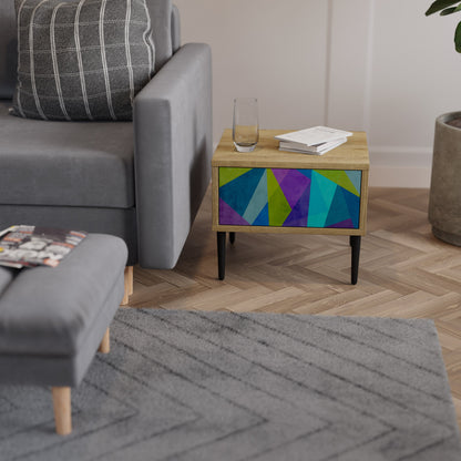 COLD SHOWCASE Comodino in effetto rovere