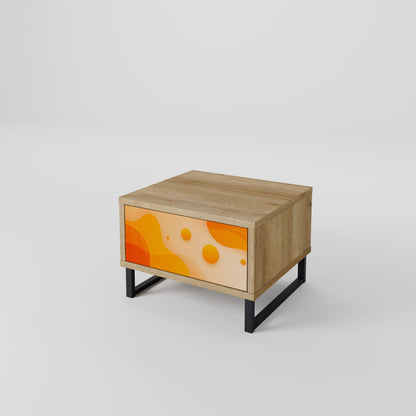 Comodino ORANGE ARRANGEMENT in effetto rovere