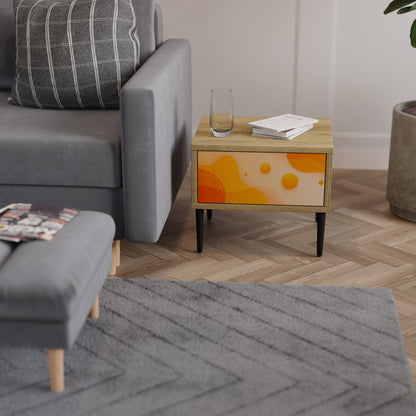 Comodino ORANGE ARRANGEMENT in effetto rovere
