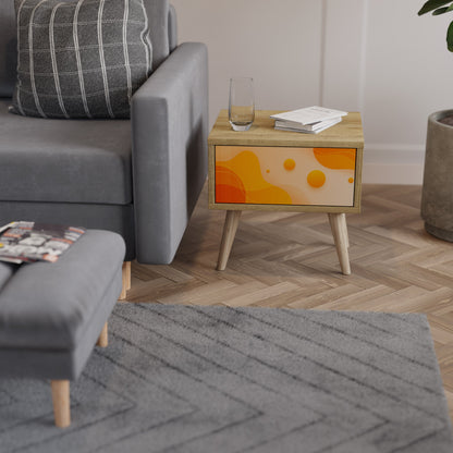 Comodino ORANGE ARRANGEMENT in effetto rovere