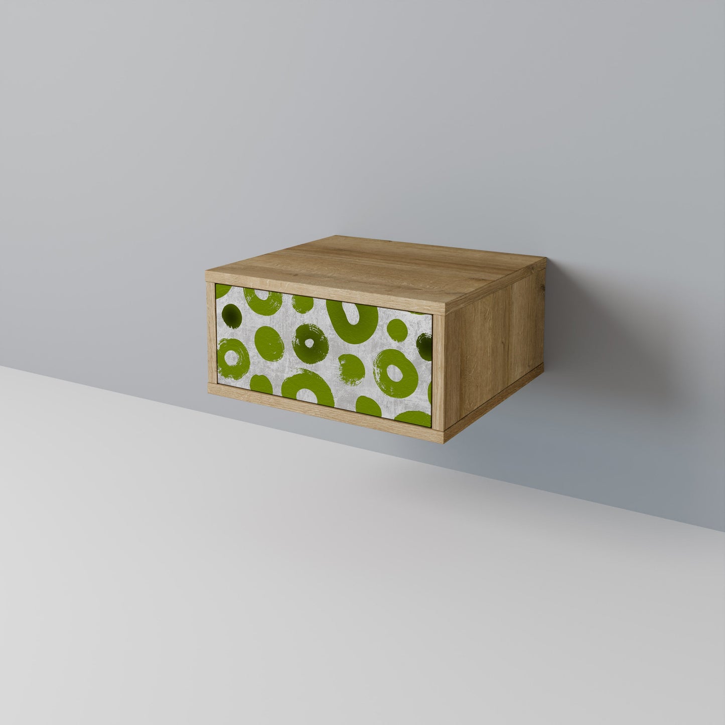 Comodino GREEN RHAPSODY in effetto rovere