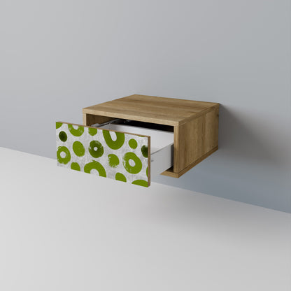 Comodino GREEN RHAPSODY in effetto rovere