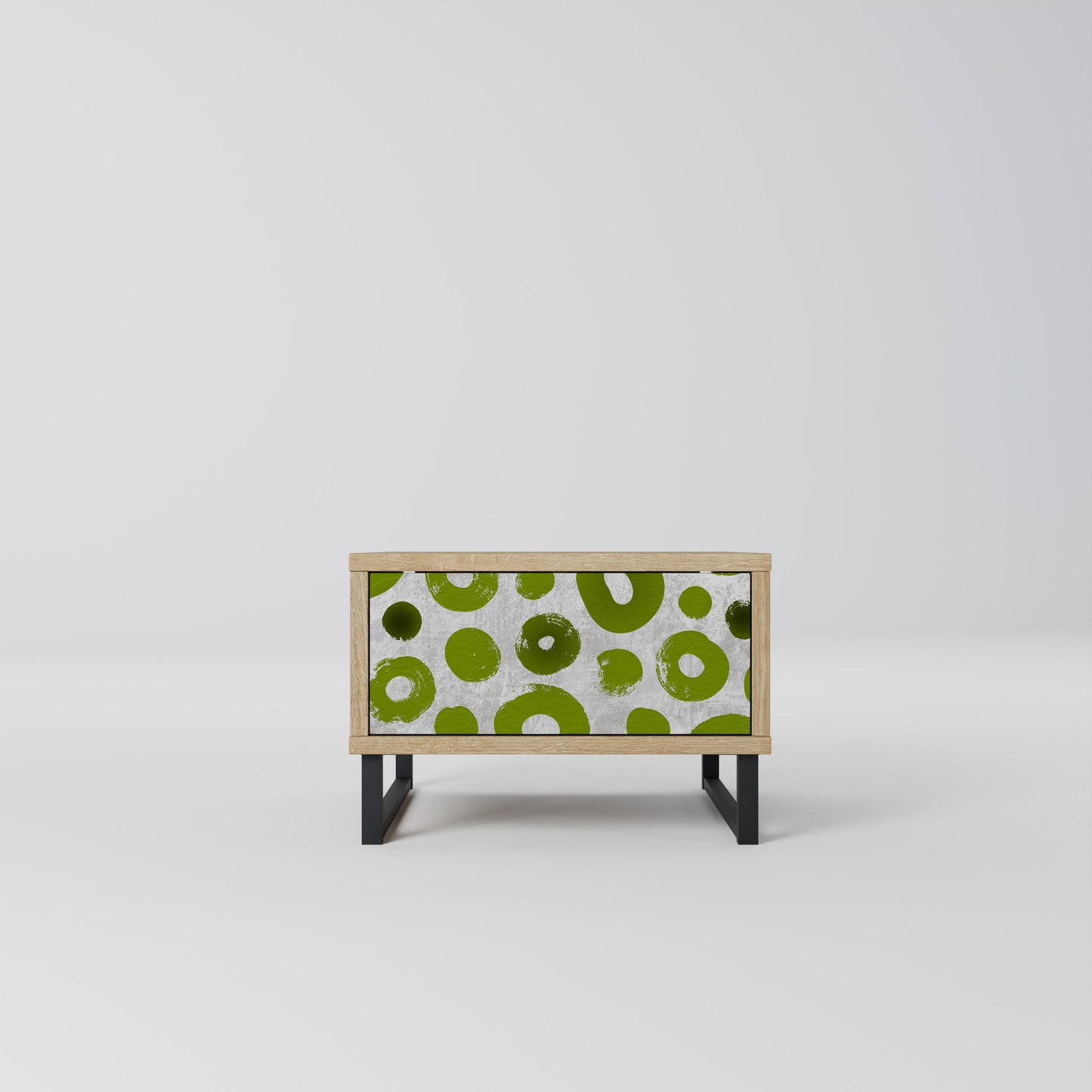 Comodino GREEN RHAPSODY in effetto rovere