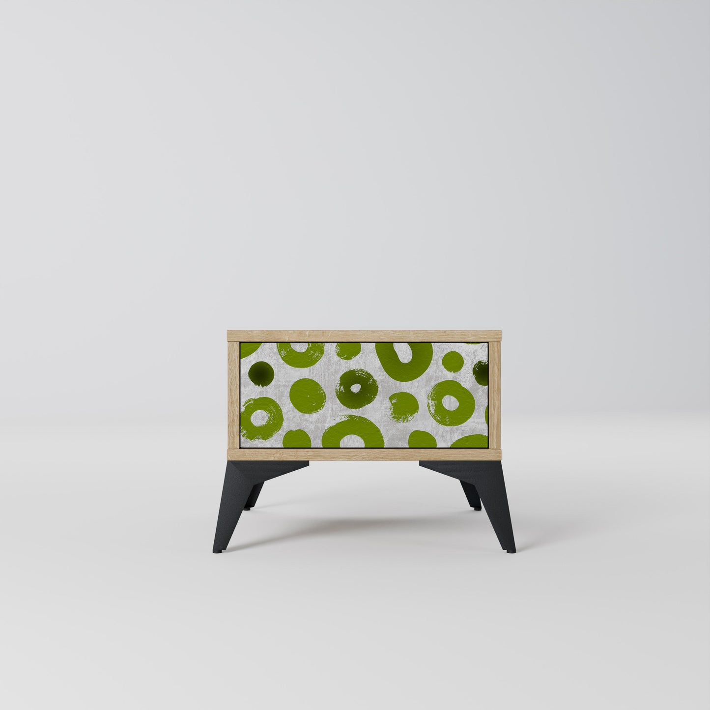 Comodino GREEN RHAPSODY in effetto rovere